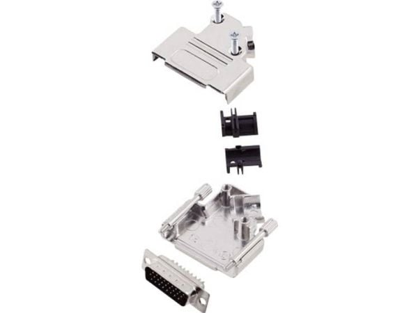 encitech D45ZK15-HDP26-K D-SUB pinnerekke-sats 45° Poltall: 26