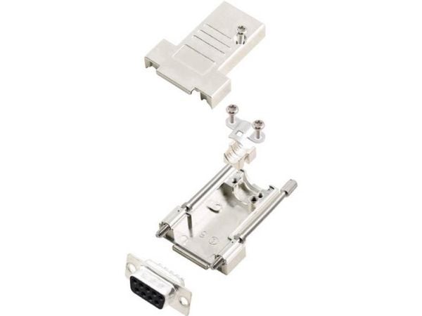 encitech DTSL09-T-JSRG+DMS-K 6355-0040-31 D-SUB-bussingslistesett 180 ° Antall poler: 9 Loddekopp 1 sett