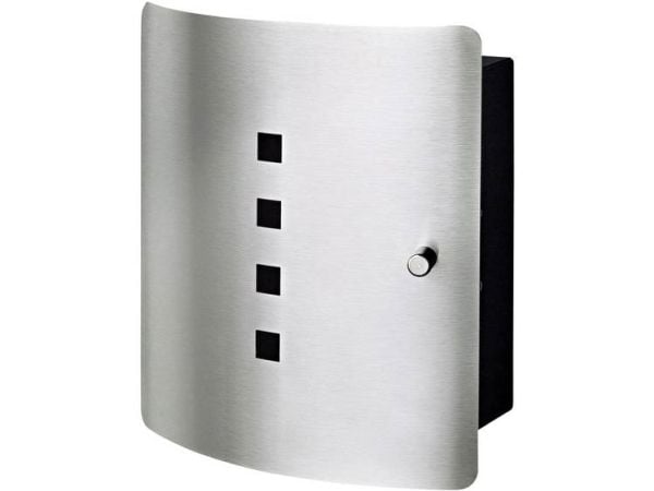 Burg Wächter Nyckelskåp Quad 6204/10 Ni 33520 Antal krokar 10 Rostfritt stål, svart