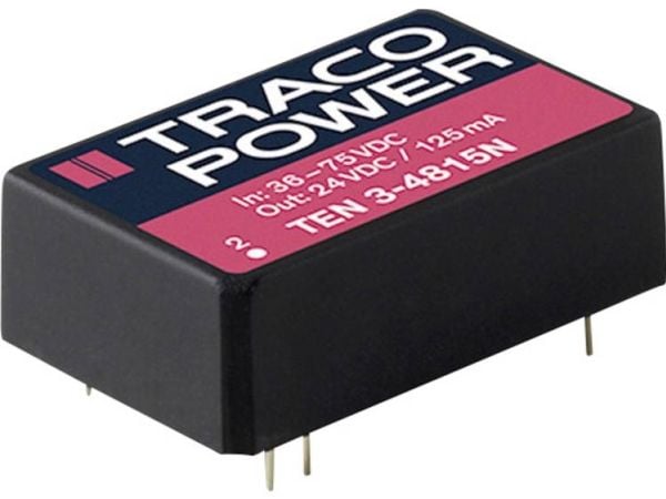 Traco Power TEN 3-0522N, 20,3 mm, 10,2 mm, 31,8 mm, 12,8 g, 3 W, 4.5 - 9 V