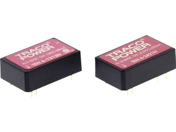 Traco Power TEN 6-1215N, 20,3 mm, 10,2 mm, 31,8 mm, 13 g, 6 W, 9 - 18 V
