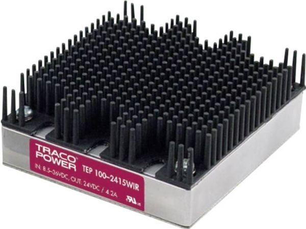 TracoPower TEP 100-7211WIR DC/DC-muunnin, piirilevy 110 V/DC 5 V/DC 20000 mA 100 W Lähtöjen määrä: 1 x