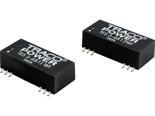 TracoPower TES 3-2411WI DC/DC-muunnin, SMD 24 V/DC 5 V/DC 600 mA 3 W Lähtöjen määrä: 1 x