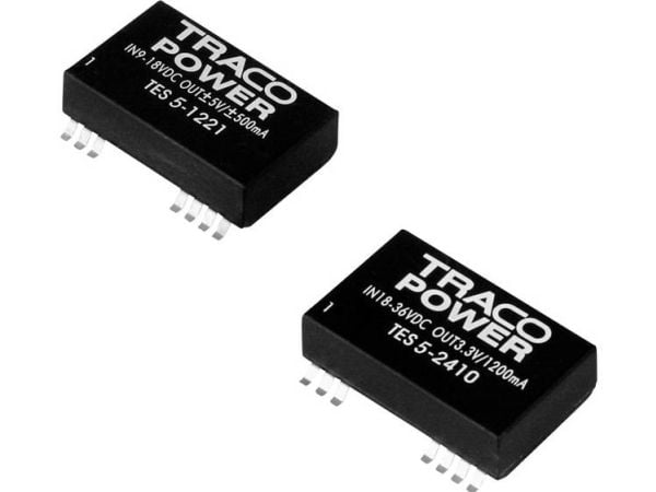 Traco Power TES 5-2412, 25,6 mm, 10,2 mm, 33,4 mm, 14 g, 5 W, 18-36 V