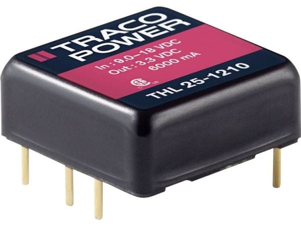 Traco Power THL 25-2411, 25,4 mm, 10,2 mm, 25,4 mm, 16,5 g, 25 W, 18-36 V