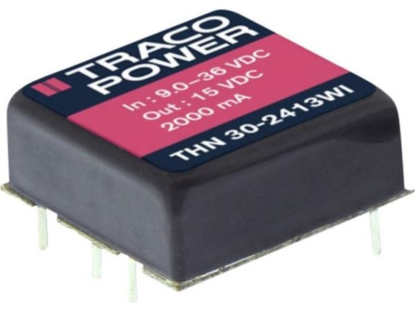 Traco Power THN 30-2415WI, 25,4 mm, 9,9 mm, 25,4 mm, 16,5 g, 30 W, 9-36 V