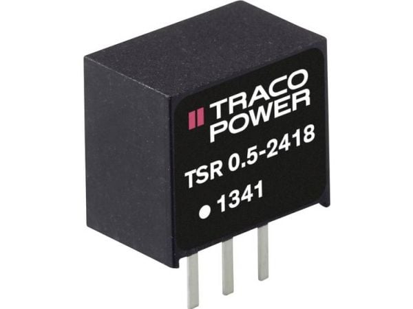 Traco Power TSR 0.5-2425SM, 9,6 mm, 9,24 mm, 15,3 mm, 1,7 g, 4.75-32 V, 500 mA