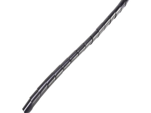 Conrad Components CG12-Musta Spiraaliletku 9-65 mm Musta 5 m