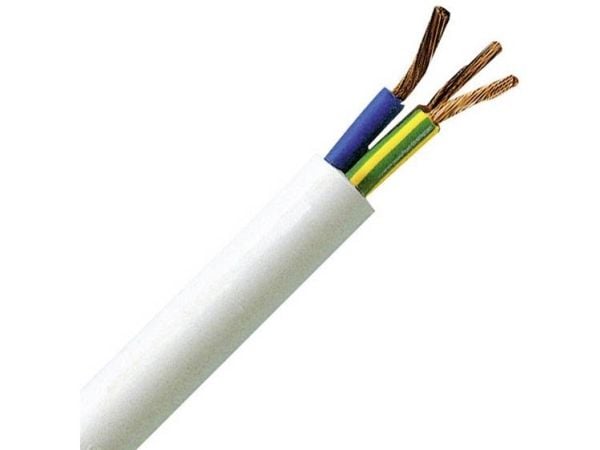 Heinrich Kopp 151825002, 1,5 mm², Valkoinen, Polyvinyylikloridi (PVC), 500 V, 25 m, 7 mm