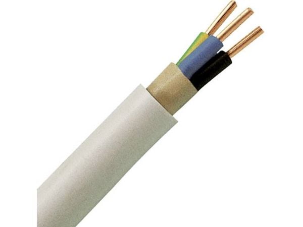 Heinrich Kopp 150810841, 1,5 mm², harmaa, Nylon/polyvinyylikloridi (PVC), 500 V, 10 m, 8 mm