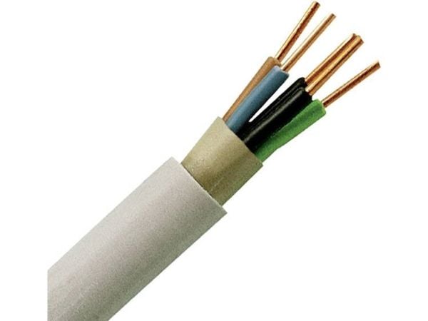 Kopp 153010840 Vaippakaapeli NYM-J 5 G 1,50 mm² Harmaa 10 m