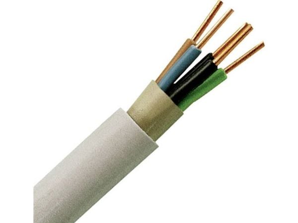 Kopp 153210846 Vaippakaapeli NYM-J 5 G 2,50 mm² Harmaa 10 m 10 m