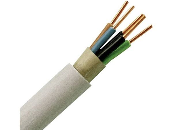 Kopp 153005848 Vaippakaapeli NYM-J 5 G 1,50 mm² Harmaa 5 m
