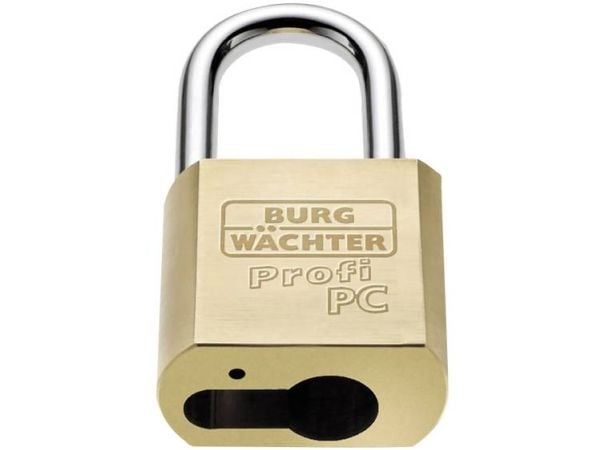 BURG-WÄCHTER Profi 116 PC 50, Nøkkellås, Messing, Messing, Herdet stål, 5,11 cm, 2,74 cm