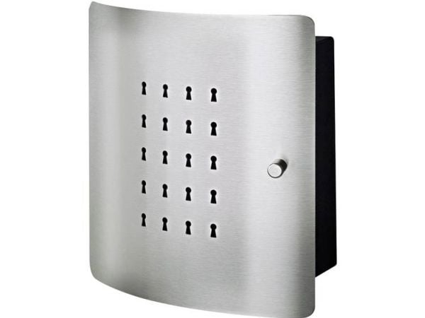 Burg Wächter Nyckelskåp SLOT 6220/10 Ni 33530 Antal krokar 10 Rostfritt stål, svart