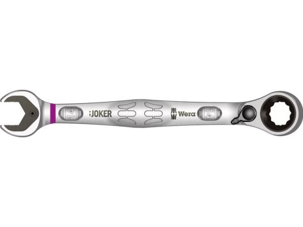 Wera Joker Switch 14, 14 mm, Rustfritt stål, Stål, 15°, 187 mm, 1 stk