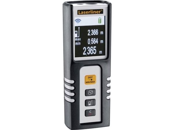 Laserliner DistanceMaster Compact, Laseravstandsmåler, Matrise Skriver, Inn, m, Svart, Hvit, Gummi, 3 linjer, 25 m