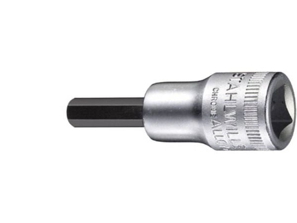 STAHLWILLE 02050004, Støpselsett, 3/8", Metrisk, 5 hoder, 4 mm, Kromfarget