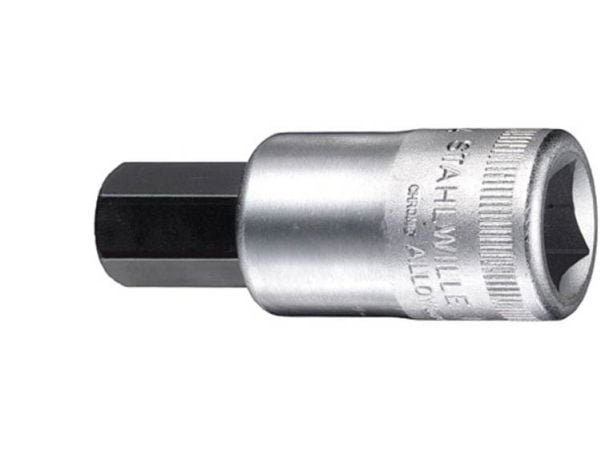 STAHLWILLE 03050004, Støpselsett, 1/2", Metrisk, 5 hoder, 4 mm, Kromfarget