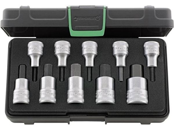 Stahlwille 54/10 KN 96031508 Unbrako Top -avainpistesarja 10 kpl 1/2 (12,5 mm)