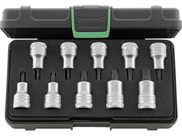 STAHLWILLE 96032005, Støpselsett, 10 hoder, 230 mm, 130 mm, 1,17 kg