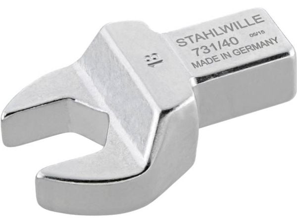 STAHLWILLE 731/40 19, Torque wrench end fitting, Krom, 19 mm, 1 stykker