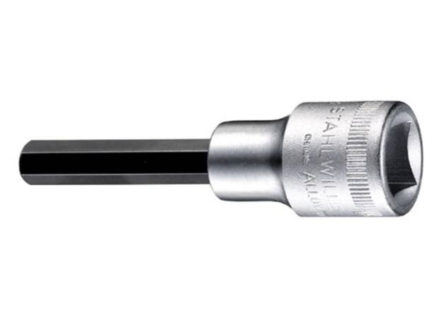 STAHLWILLE 3054/8, Støpselsett, 1/2", Metrisk, 5 hoder, 8 mm, Kromfarget