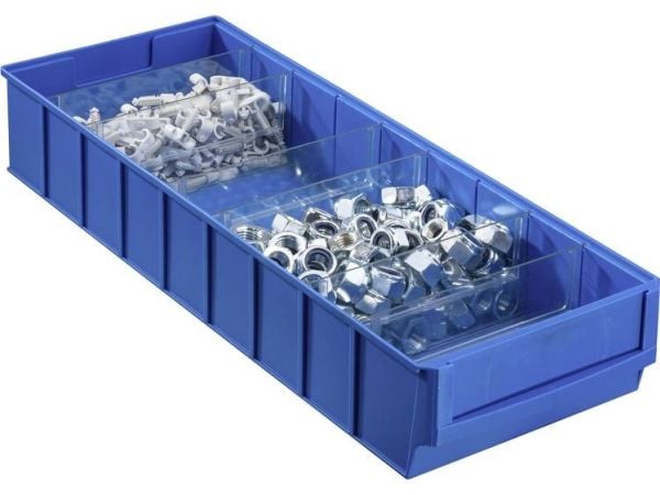 Allit 456570 oppbevaringskasser (L x B x H) 500 x 185 x 81 mm blå 1 stk