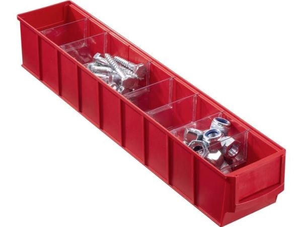 Allit 456561 oppbevaringskasser (L x B x H) 91 x 500 x 81 mm Rød 1 stk