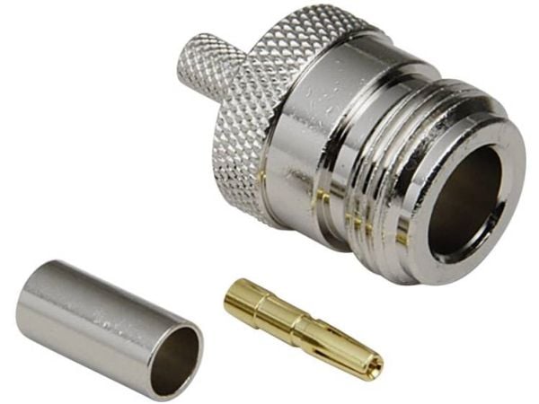 BKL Electronic 0404015/D N-liitin Liitäntä, suora 50 Ω 1 kpl