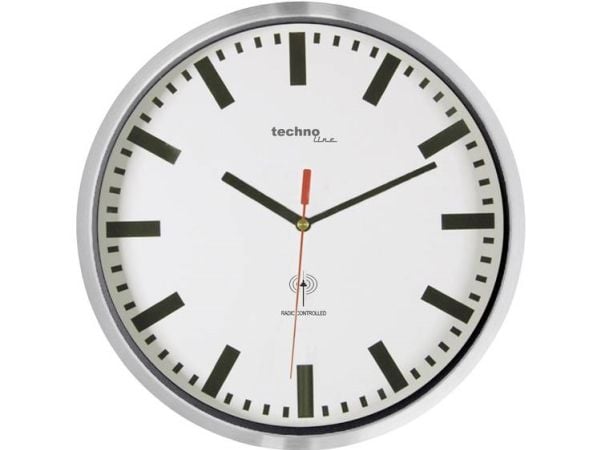 Technoline WT 8990, Vegg, Sirkel, Sort, Hvit, AA LR06, 30 cm