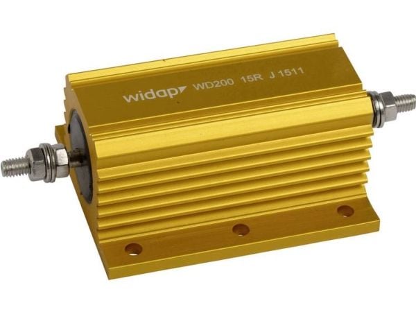 Widap 160142 trådresistans 0,10 O i kabinett 200 W 5 % (1 stk.)