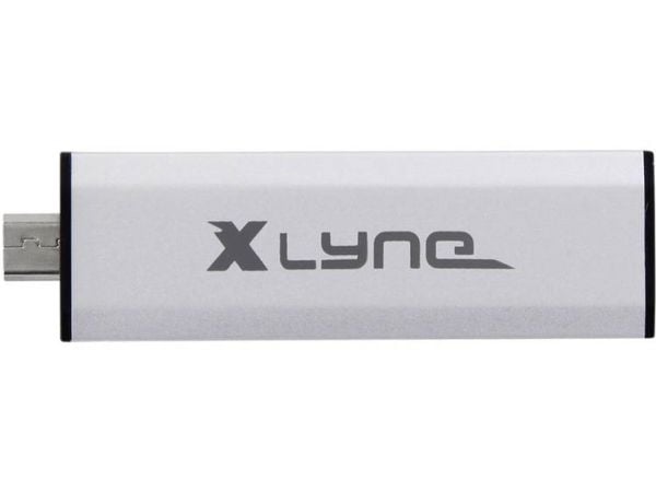 xlyne USB 3.0, 32GB, 32 GB, USB A-tyyppi, 3.2 Gen 1 (3.1 Gen 1), 30 MB/s, Liuku, Musta, Hopea