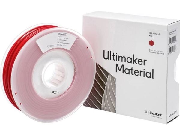 UltiMaker PLA - M0751 rød 750 g (1 stk.) 2,85 mm