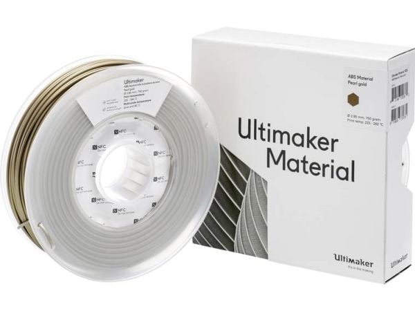 UltiMaker ABS M2560 Pearl Gold 750 – 206127 ABS-filament 2,85 mm 750 g (1 stk.)