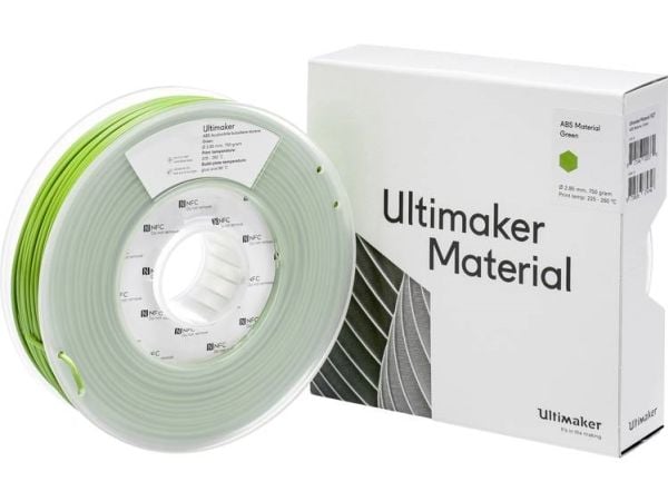 UltiMaker ABS - M2560 Green 750 - 206127 filament ABS-plast 2,85 mm 750 g grønn 1 stk