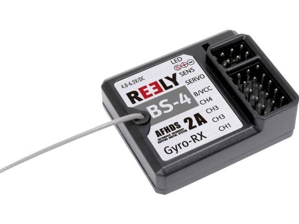 Reely 4-kanals gyro-mottaker BS-4 2,4 GHz (FS-BS4)