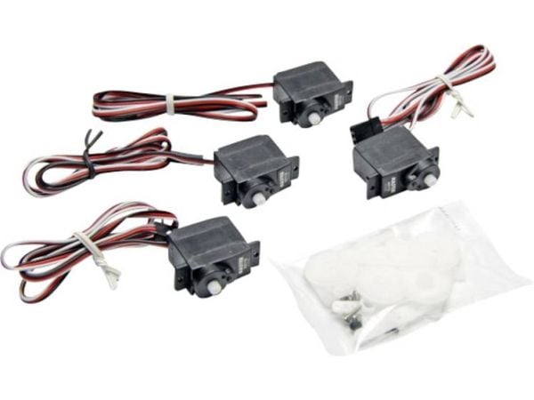 Mini-servo Master S2112 Analog-servo Plast, metalliserad Kopplingssystem Universal (Graupner/JR/Futaba)