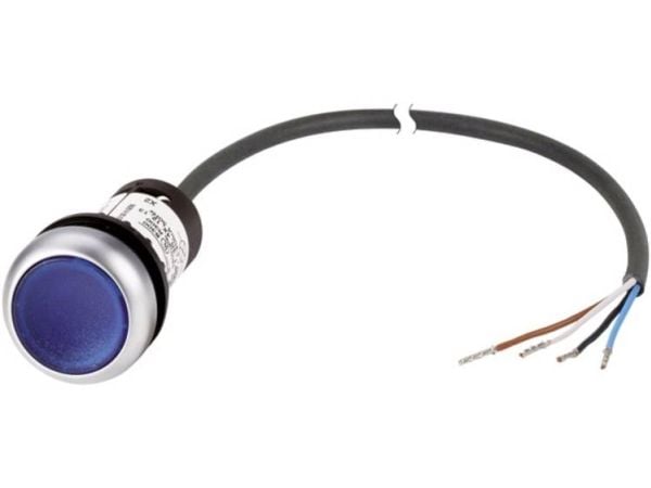 Eaton 185585 C22-DL-B-K10-24-P62 trykknapp flat blå 1 stk