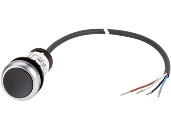 Eaton 185672 C22-D-S-K01-P62 tryckknapp flat svart