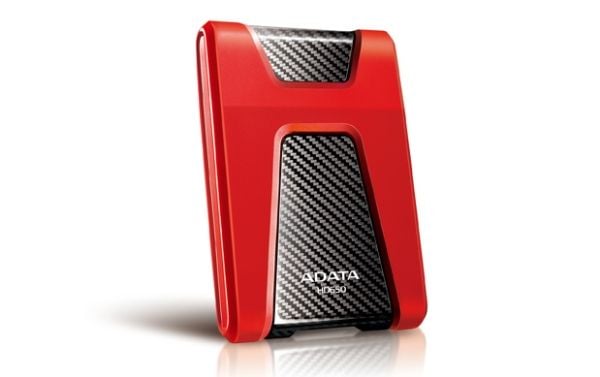 ADATA DashDrive Durable HD650, 1 TB, 2.5", 3.2 Gen 1 (3.1 Gen 1), Punainen