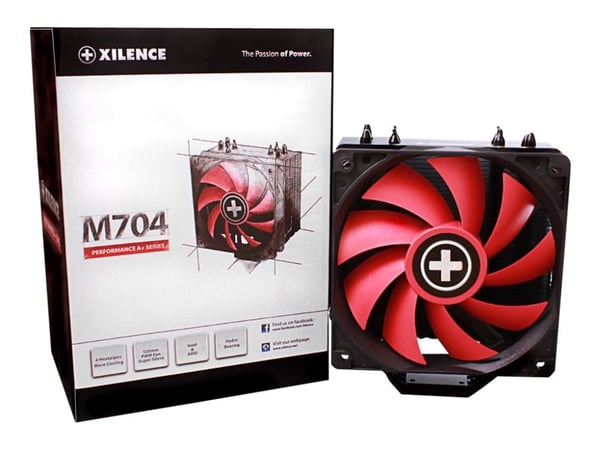 Xilence Performance A+ Series M704 - Prosessorkjøler - (for: LGA1156, AM2, AM2+, AM3, LGA1155, AM3+, LGA2011, FM1, FM2, LGA1150, FM2+, LGA1151, AM4...