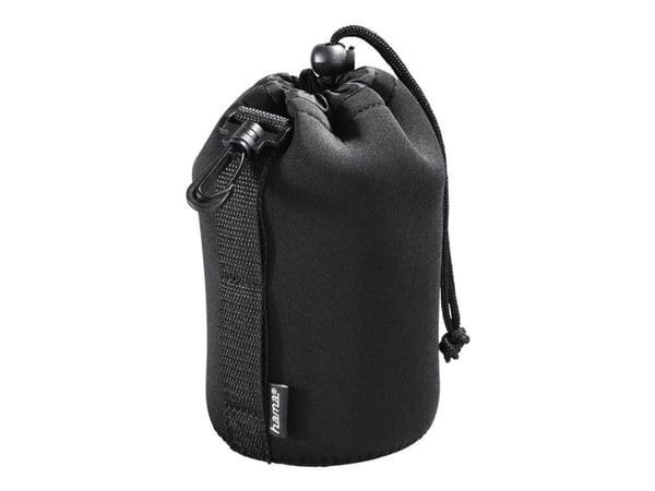 Hama size L, 130 - Pung for linser - neopren - svart