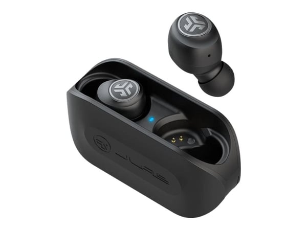 JLab Audio Go Air - True wireless-hodetelefoner med mikrofon - i øret - Bluetooth - svart