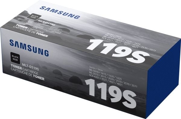 Samsung MLT-D119S musta värikasetti, 3000 sivua, Musta, 1 kpl