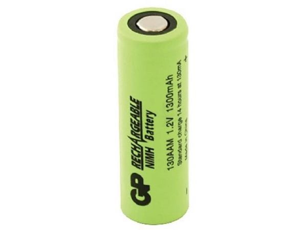 GP Batteries Mignon (AA) oppladbart NiMH GP130AAM 1300 mAh 1,2 V 1 stk (300130AAM)