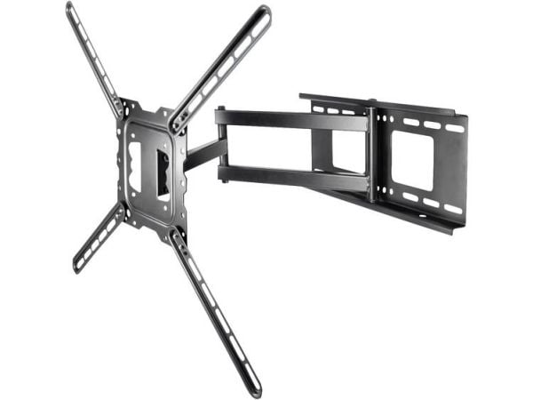 myWall H 18-3, 66 cm (26"), 152,4 cm (60"), 100 x 100 mm, 600 x 600 mm, -15 - 15°, Sort