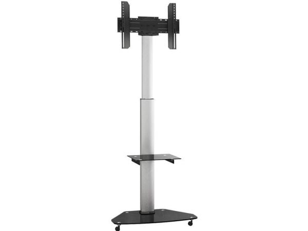 myWall HP1DL, 177,8 cm (70"), 40 kg, 200 x 200 mm, 600 x 400 mm, Svart, Sølv