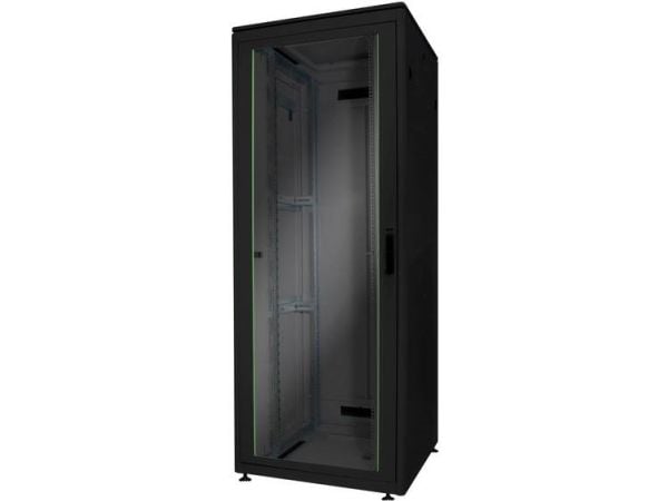 Digitus Unique DN-19 42U-8/8-B-1 - Rack skap - svart, RAL 9005 - 42U - 19"
