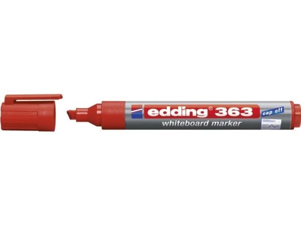 edding 363 board - Markør - for brett - rød - fargeblekk - 1-5 mm